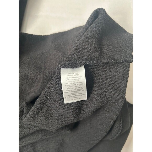 Disney Parks Forever x Junk Food Mad Hatter Lightweight Sweatshirt Adult L Black - Picture 4 of 9